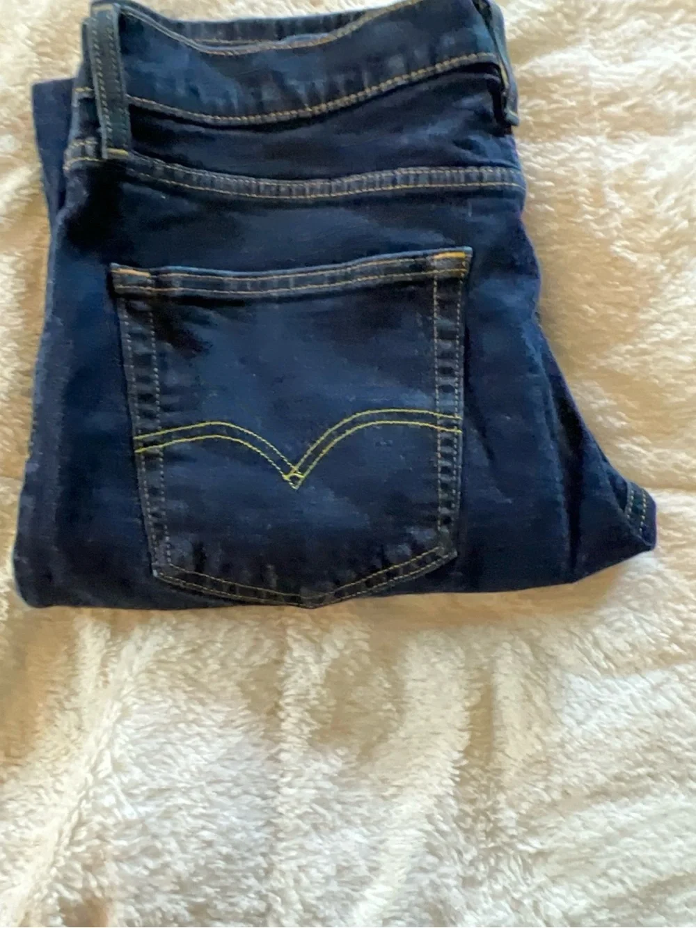 541 Levi's Men's Dark Blue Straight Jeans 36x38